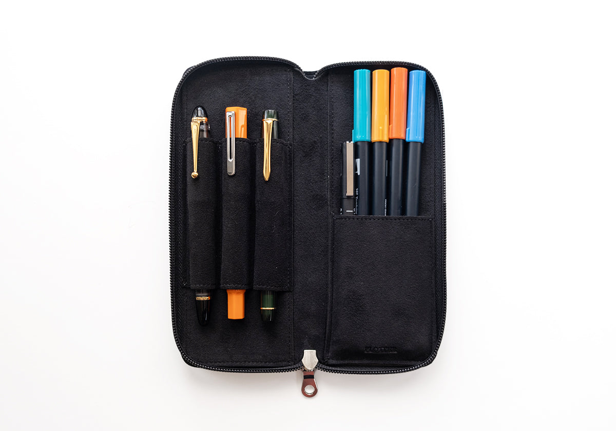 Long Zipper Pen Case