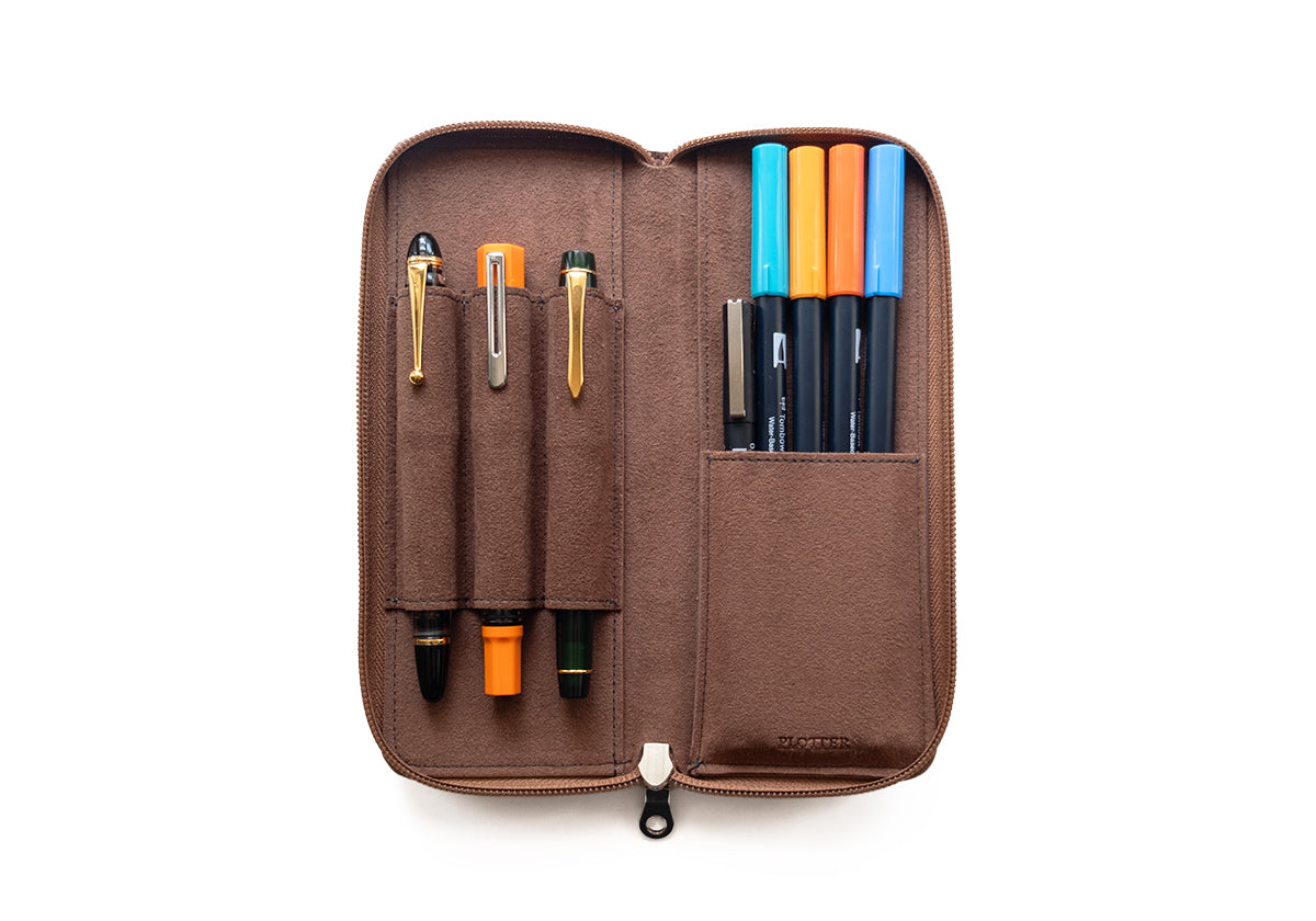 Long Zipper Pen Case