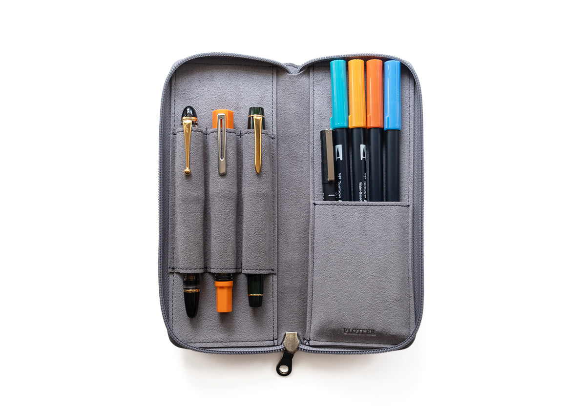 Long Zipper Pen Case