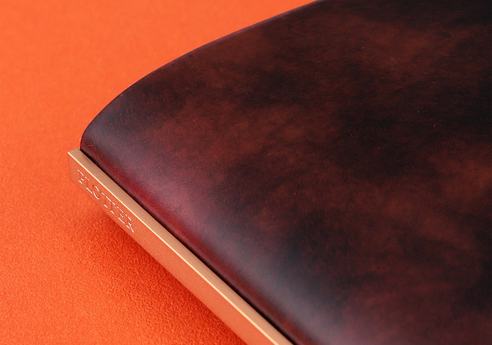 Limited Cordovan 3-Ring Leather Binder