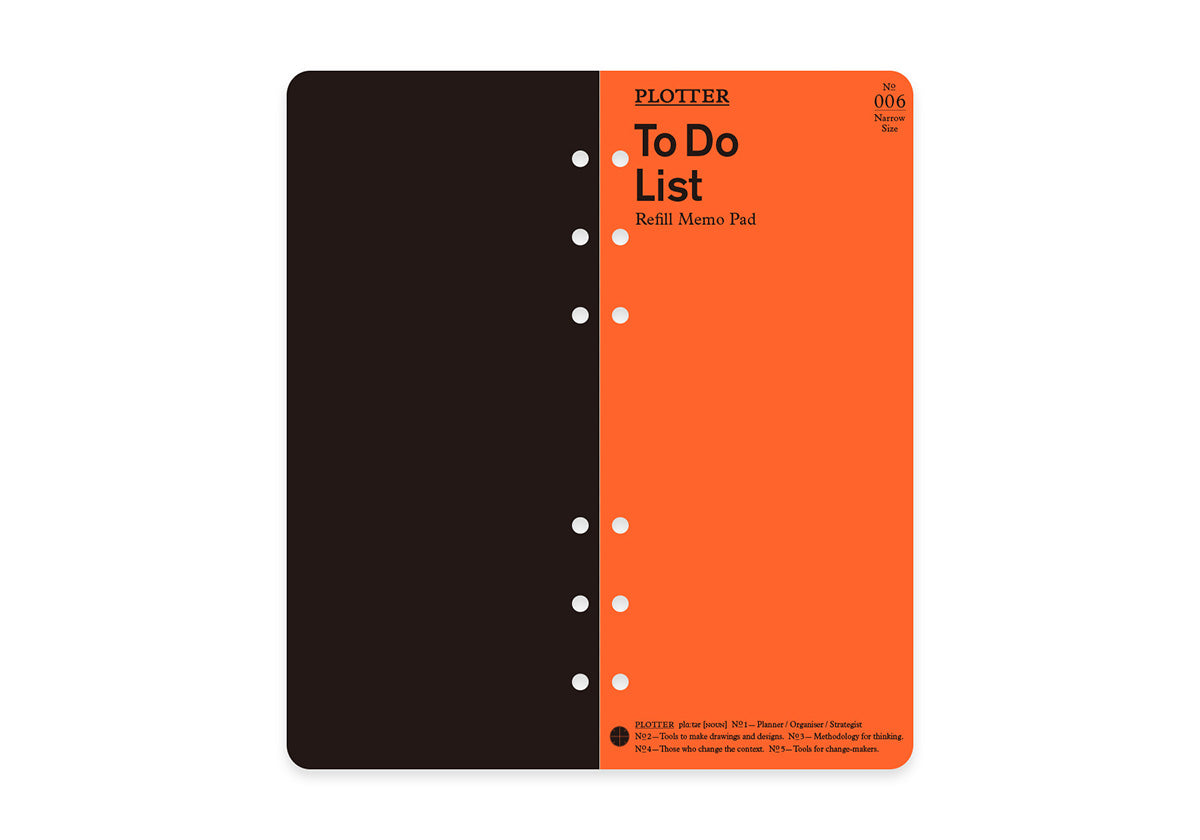 To Do List 50 sheets PLT0006 (Narrow Size)