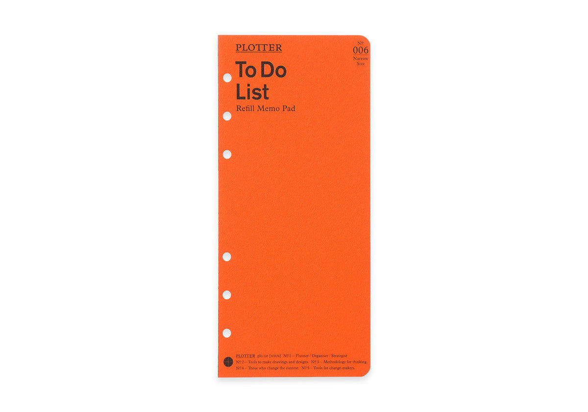 To Do List 50 sheets PLT0006 (Narrow Size)